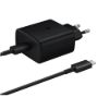 Obrázek Samsung cestovní nabíječka EP- T4511XBE, Fast Charging 45 W, USB- C + datový kabel USB- C, černá