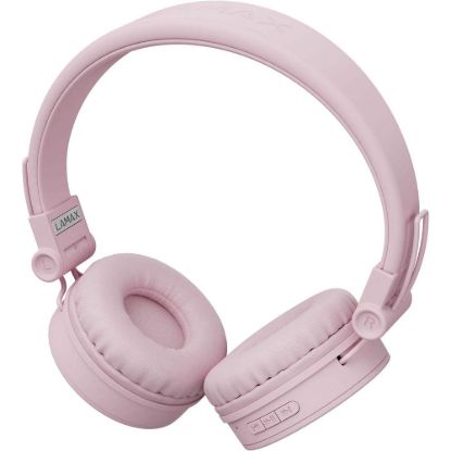 Obrázek LAMAX Beat Blaze2 náhlavní sluchátka, USB- C - růžová