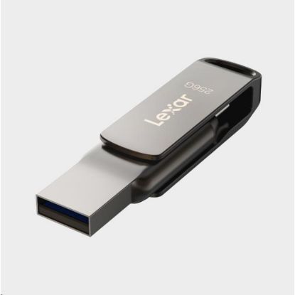 Obrázek Lexar JumpDrive Dual Drive D400 Type- C/ Type- C & Type- A, up to 130MB/ s read (USB 3.1) 256 GB
