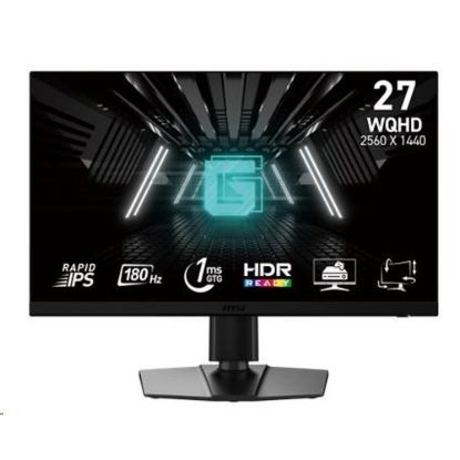 Obrázek MSI LCD G272QPF E2, 27", 2560 x 1440, Rapid IPS, 180 Hz, 1 ms, VESA 100 x 100, Black