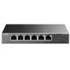 Obrázek TP- Link switch TL- SF1006P (6 x 100Mb/ s, 4xPoE+, 67 W, fanless)