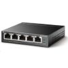 Obrázek TP- Link Easy Smart switch TL- SG105PE (5xGbE, 4xPoE+, 65 W, fanless)