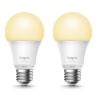 Obrázek TP- Link Tapo L510E (2- pack) chytrá WiFi stmívatelná LED žárovka (bílá, 2700K, 806lm, 2, 4GHz, E27)