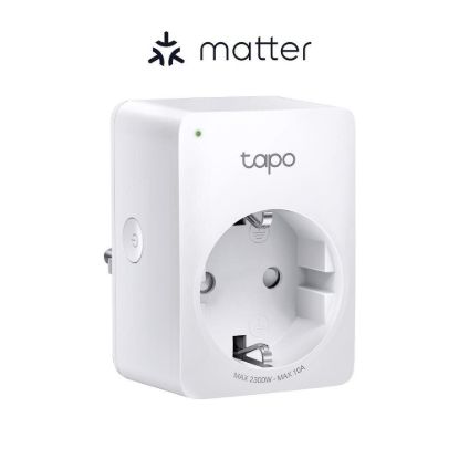 Obrázek TP- Link Tapo P100M(EU) chytrá WiFi mini zásuvka (2300 W, 10A, 2, 4 GHz, BT)
