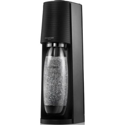 Obrázek SodaStream Terra Black výrobník sody, mechanický, 1l láhev SodaStream Fuse, bombička s CO2, černý
