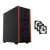 Obrázek 1stCOOL skříň G6 Noble, Mid Tower, ATX, AU, 3x 120mm Fan, Černá