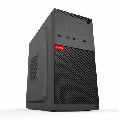 Obrázek 1stCOOL skříň STEP 5, micro tower, AU, USB 3.0, USB- C, bez zdroje, černá