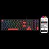 Obrázek A4tech Bloody Klávesnice S510R, herní klávesnice, mechanická, drátová, Red Switch, CZ/ SK, Černá