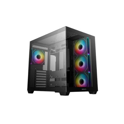 Obrázek DEEPCOOL Case CG530 4F, ATX, Průhledná bočnice, černá