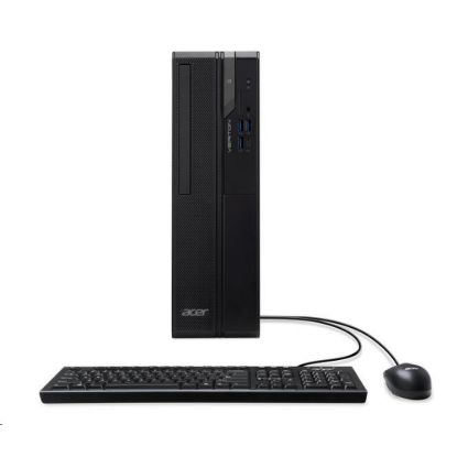 Obrázek ACER PC Veriton VX2720G, i5- 14400, 8 GB DDR5, 512 GB M.2 SSD, Wifi, DVD±RW, USB KB+mouse, W11P, 180 W, Black