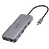 Obrázek ACER 12v1 Type C dongle: 2 x USB3.2, 2 x USB2.0, 1x SD/ TF, 2 x HDMI, 1 x PD, 1 x DP, 1 x RJ45, 1 x 3.5 Audio