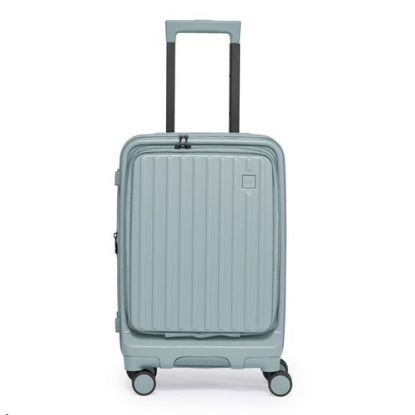 Obrázek Acer Barcelona luggage 20", světle modrý, pevný cestovní kufr, materiál: 100% recyklovaný PET, TSA kombinační zámek, pře