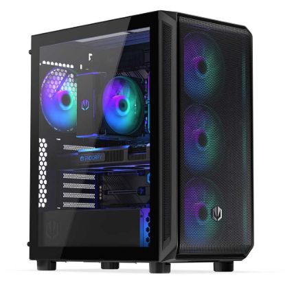 Obrázek ENDORFY Case Arx 500 ARGB, Průhledná bočnice, ATX, 4 x 140mm ARGB Fan, černá
