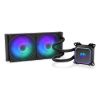Obrázek ENDORFY Vodní chladič Navis F240 ARGB, 2 x 120mm, LGA1851, AM5, černá