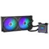 Obrázek ENDORFY Vodní chladič Navis F280 ARGB, 2 x 140mm, LGA1851, AM5, černá
