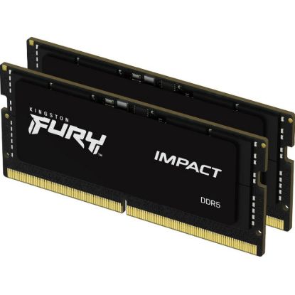 Obrázek KINGSTON SODIMM DDR5 64 GB (Kit of 2) 4800MT/ s CL38 FURY Impact