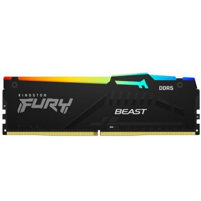Obrázek KINGSTON DIMM DDR5 64 GB (Kit of 4) 5200MT/ s CL40 FURY Beast RGB XMP