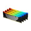 Obrázek KINGSTON DIMM DDR4 128 GB(Kit of 4) 3600MT/ s CL18 FURY Renegade RGB