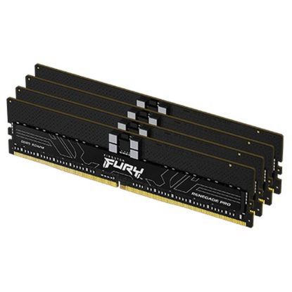 Obrázek KINGSTON DIMM DDR5 64 GB(Kit of 4) 6000MT/ s ECC Reg FURY Renegade Pro EXPO