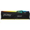 Obrázek KINGSTON DIMM DDR5 16 GB 6000MT/ s CL36 FURY Beast RGB Černá EXPO