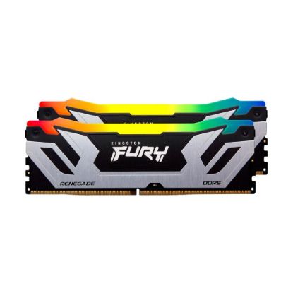 Obrázek KINGSTON CUDIMM DDR5 48 GB (Kit of 2) 8400MT/ s CL40 FURY Renegade RGB Silver XMP