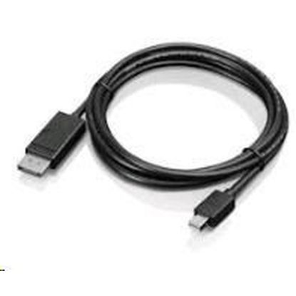Obrázek LENOVO adaptér Mini- DisplayPort to DisplayPort Monitor Cable - přenos signálu přes miniDP na DisplayPort