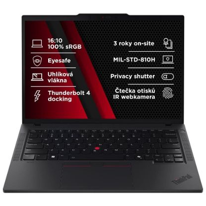 Obrázek LENOVO NTB Thinkpad T14 AMD G6 - Ryzen7 AI PRO 350, 14" 2.8K OLED Touch, 32 GB, 1 TBSSD, IRcam, W11P