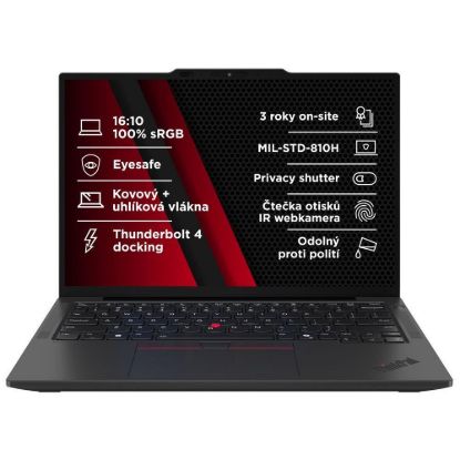 Obrázek LENOVO NTB ThinkPad X13 G6 - Ultra7 255U, 13.3" WUXGA, 32 GB, 1 TBSSD, 5MP+IRcam, W11P