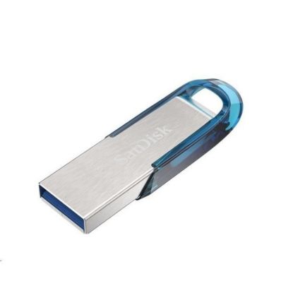 Obrázek SanDisk Flash Disk 128 GB Ultra Flair, USB 3.0, tropic modrá