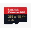 Obrázek SanDisk micro SDXC karta 256 GB Extreme PRO (200 MB/ s Class 10, UHS- I U3 V30) + adaptér