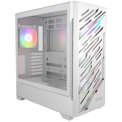 Obrázek ADATA XPG case STARKER AIR BTF Mid- Tower, bez zdroje, 4x 120mm ARGB, Bílá