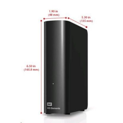 Obrázek WD Elements Desktop 4 TB, Externí HDD, USB 3.0, černá