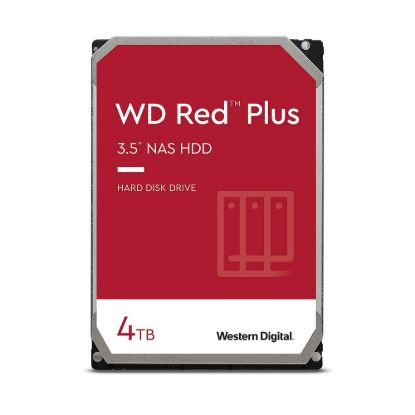 Obrázek WD RED PLUS NAS WD40EFPX 4 TB, SATA III 3.5", 256MB 5400RPM, 180MB/ s, CMR