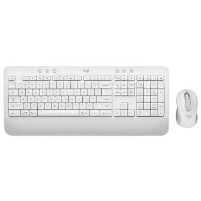 Obrázek Logitech Set klávesnice a myš Signature MK650, CZ- SK, bílá/ šedá