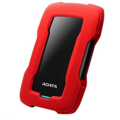 Obrázek ADATA Externí HDD 2 TB 2, 5" USB 3.1 HD330, RED COLOR BOX, červený (gumový, nárazu odolný)