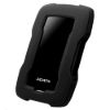 Obrázek ADATA Externí HDD 1 TB USB 3.1 HD330, BLACK COLOR BOX, černý (gumový, nárazu odolný)