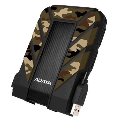 Obrázek ADATA Externí HDD 2 TB 2, 5" USB 3.1 DashDrive Durable HD710M Pro, kamufláž (gumový, nárazu/ vodě/ prachu odolný)