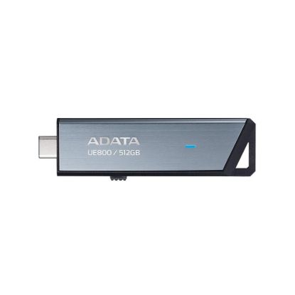 Obrázek ADATA Flash Disk 512 GB UE800, USB 3.2 USB- C, Elite drive, šedá