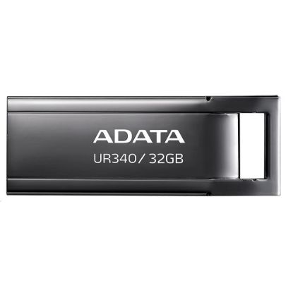 Obrázek ADATA Flash Disk 32 GB UR340, USB 3.2 Dash Drive, kov lesklá černá