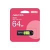 Obrázek ADATA Flash Disk 64 GB UC300, USB- C 3.2, černo- zelená