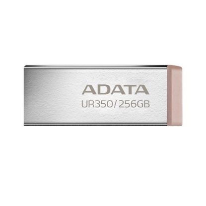 Obrázek ADATA Flash Disk 256 GB UR350, USB 3.2, stříbrno- hnědá