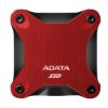 Obrázek ADATA Externí SSD 512 GB SD620, USB Micro- B, USB 3.2 Gen 2, R: 520/ W: 460MB/ s, červená