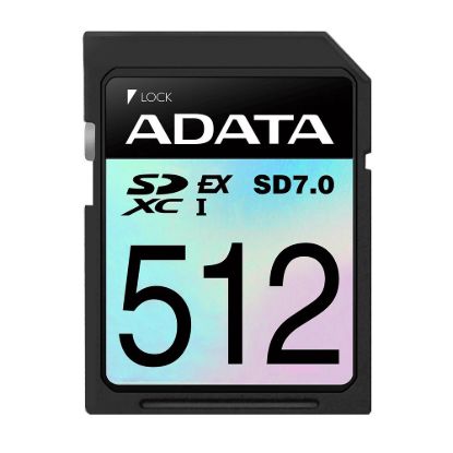 Obrázek ADATA SDXC karta 512 GB Extreme, PCIe Gen3, UHS- I, C10, V30, (R: 800/ W: 700 MB/ s)