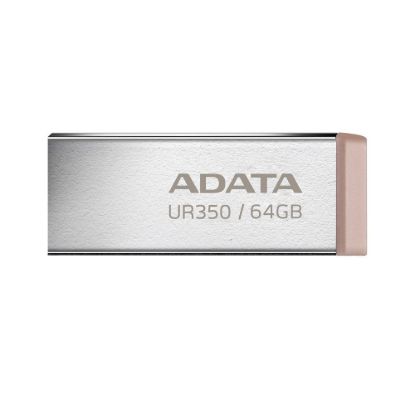 Obrázek ADATA Flash Disk 64 GB UR350, USB 3.2 Dash Drive, kov hnědá