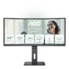 Obrázek AOC MT VA LCD WLED 34" CU34P3CV - VA panel, 3440 x 1440, HDMI, DP, USB- C, 4xUSB 3.2, repro, vysk. stavitelny, zakriven