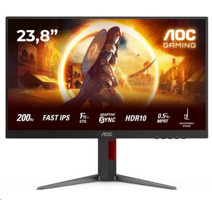 Obrázek AOC MT 23, 8" 24G4HA - 1920 x 1080, IPS, 200 Hz, HDR10, 2xHDMI, 1xDP, Repro, Pivot
