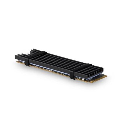 Obrázek AXAGON CLR- M2L3, hliníkový pasivní chladič pro M.2 2280 SSD, výška 3 mm