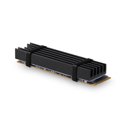 Obrázek AXAGON CLR- M2L10, hliníkový pasivní chladič pro M.2 2280 SSD, výška 10 mm
