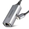 Obrázek AXAGON ADE- TXPD, USB- C 3.2 Gen 1 - Gigabit Ethernet síťová karta, Asix AX88179, PD 100 W, auto instal