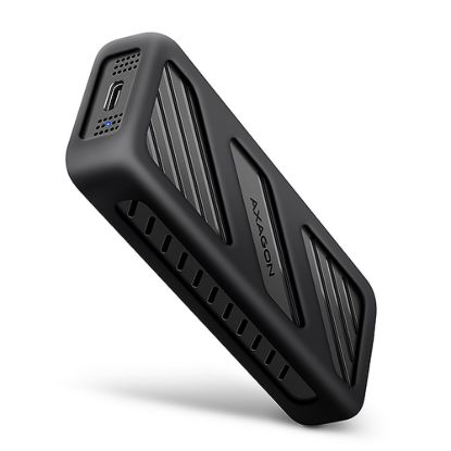 Obrázek AXAGON EEM2- 20G, USB- C 20Gbps - M.2 NVMe SSD kovový ARMORED box
